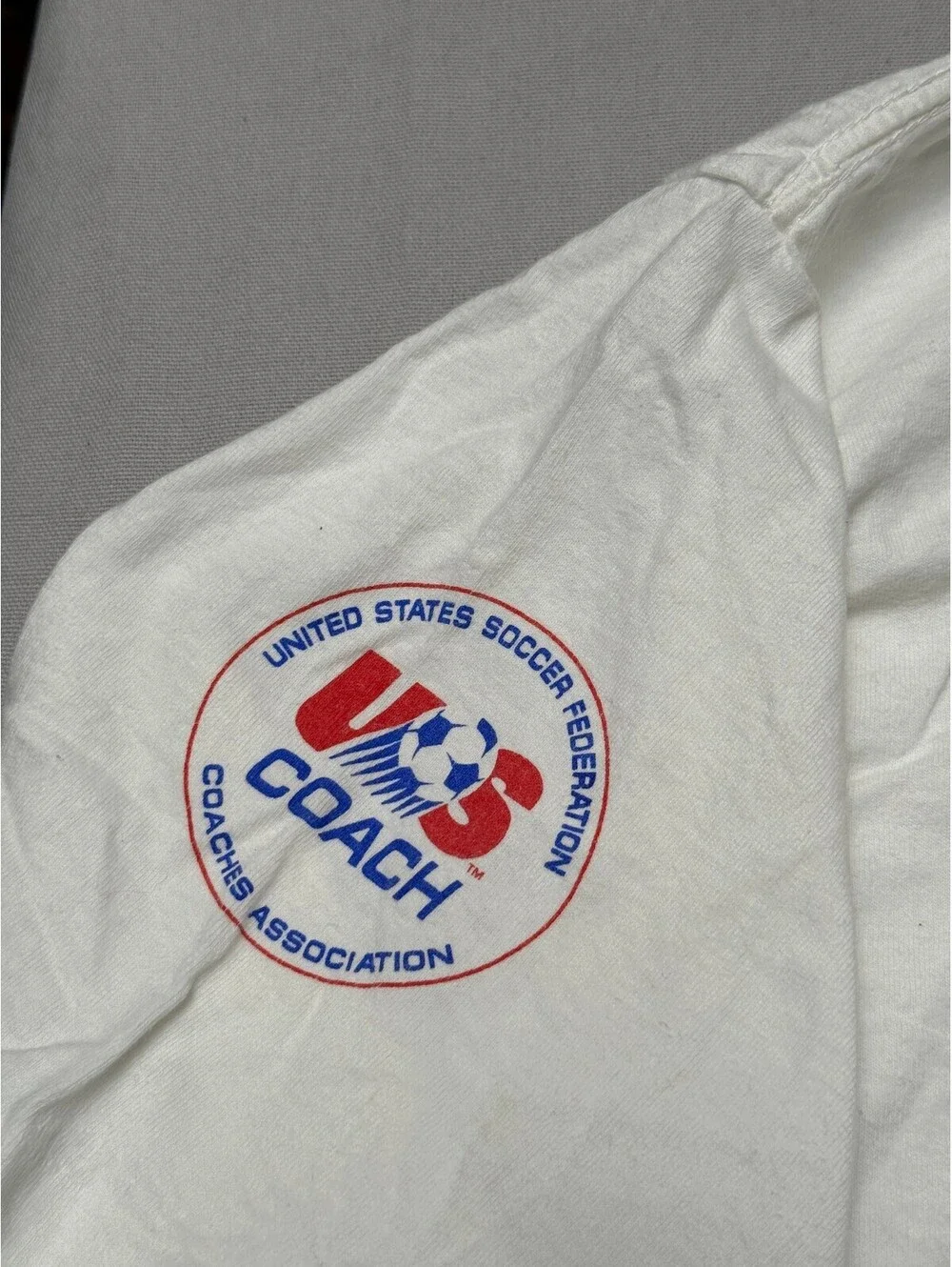 Vintage US Coach Soccer T-shirt 1994 Adidas Equipment - L